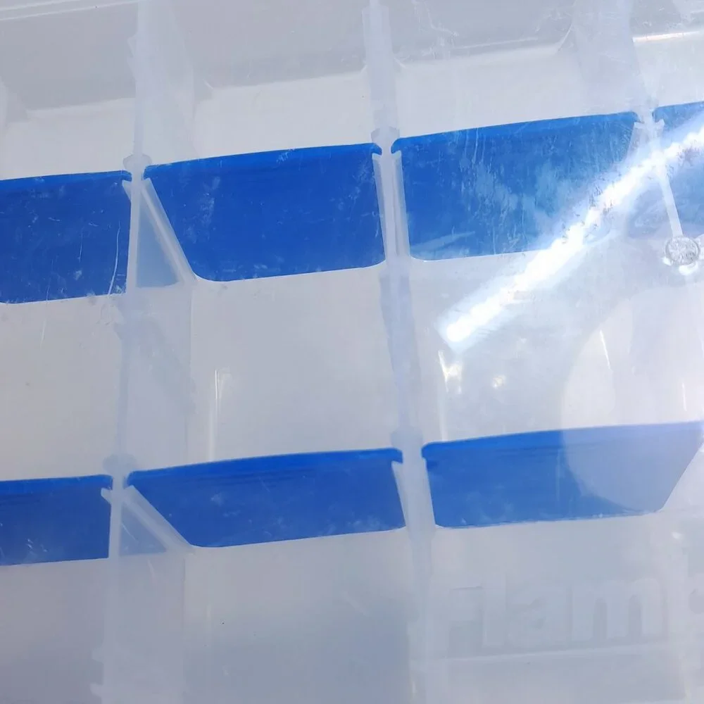 Flambeau‎ Tackle Box clear divider storage organizer jewelry crafts plastic USA
